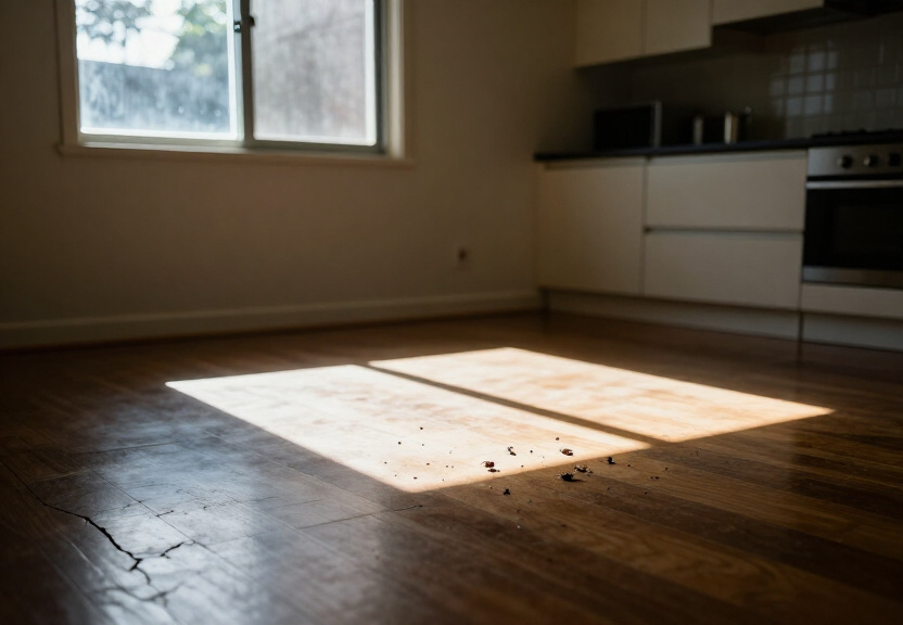 Termite damage in a Carnes Hill home before treatment